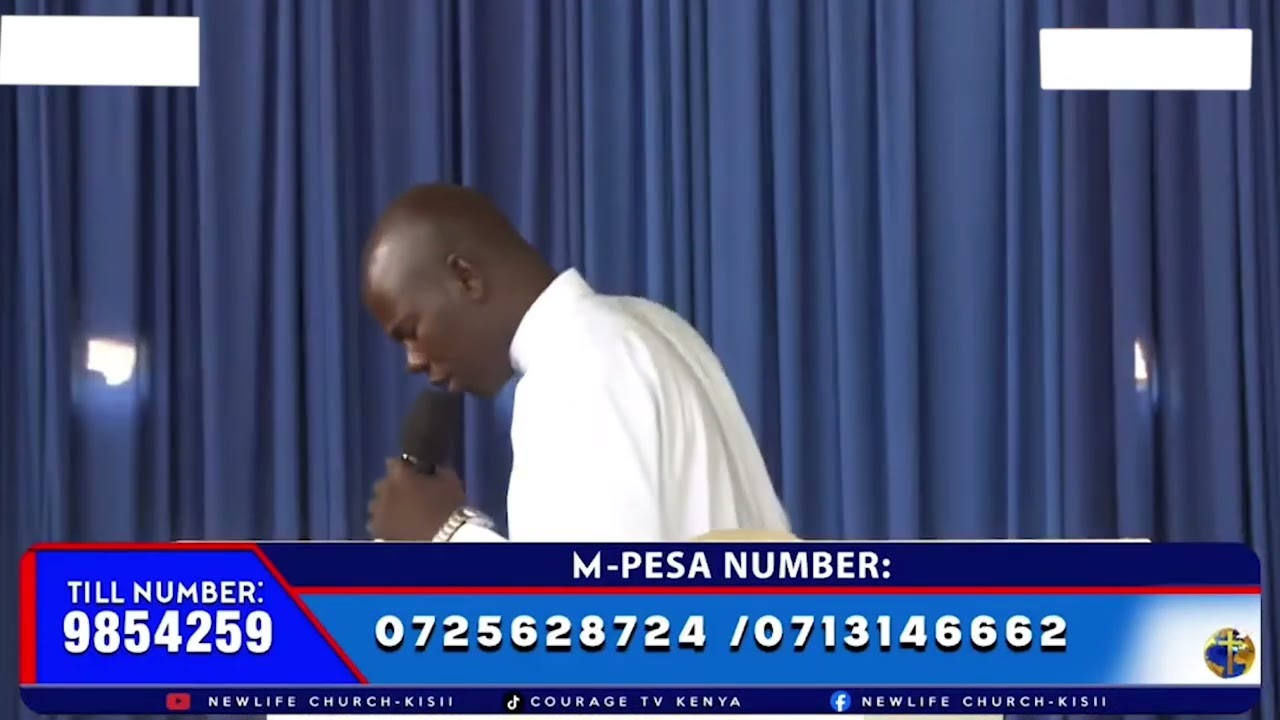 EMOTIONAL AS PASTOR GILLACK AND CONGREGANTS PERFORMS ELOHIM SONG DURING A CHURCH SERVICE.