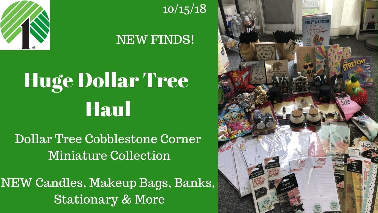 Dollar Tree Cobblestone Corner Christmas Village Haul & Review LED  Christmas Tree Underdark 