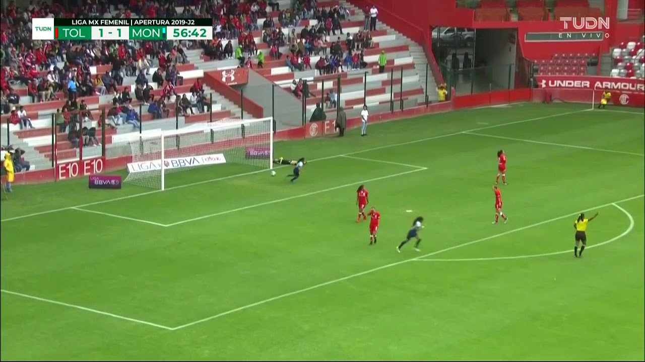 Gol de M. Cruzaley | Toluca Femenil 1 - 2 Morelia Femenil | Apertura 2019 - J2 | LigaBBVAMXFemenil ligamx america