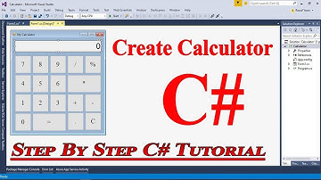 Calculator in C#.Net Visual studio | #csharp | #trojantech | #trojanmaths |