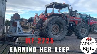 MF 2725 GOES AGITATING & MASSEY'S ON THE TANKERS