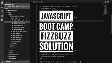Javascript boot camp - FizzBuzz solution