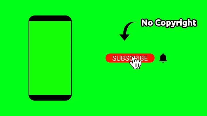 (No Copyright) Subscribe Intro | Green Screen | Chroma key - Nice Techno 🔥
