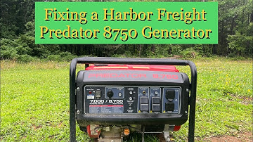 Fixing a Harbor Freight Predator 8750 Generator