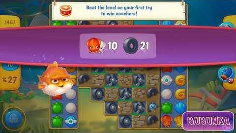 Fishdom level 1467 HD