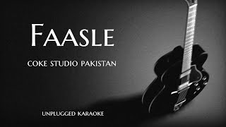 Faasle - Coke Studio Full Track Unplugged Karaoke Withs DarkSun Productions