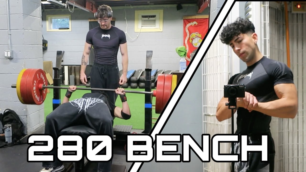 150 BENCHES 280 (Push Day) - YouTube