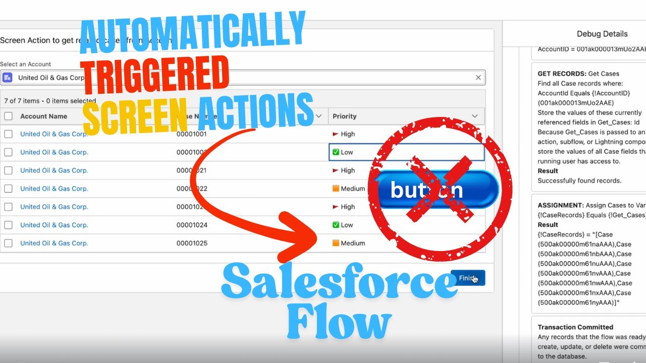 Boost UX with Auto-Triggered Screen Actions | Salesforce Flow Tutorial ...