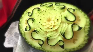 Watermelon Carving L By Chef Namtarn