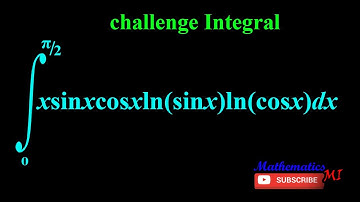 Integral x.sinx.cosx.(lnsinx).(lncosx)dx from 0 to pi/2 | Hard Integral