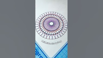 Amazing #spirograph #satisfying #drawing #asmr #pattern #art #viral #fyp #shorts