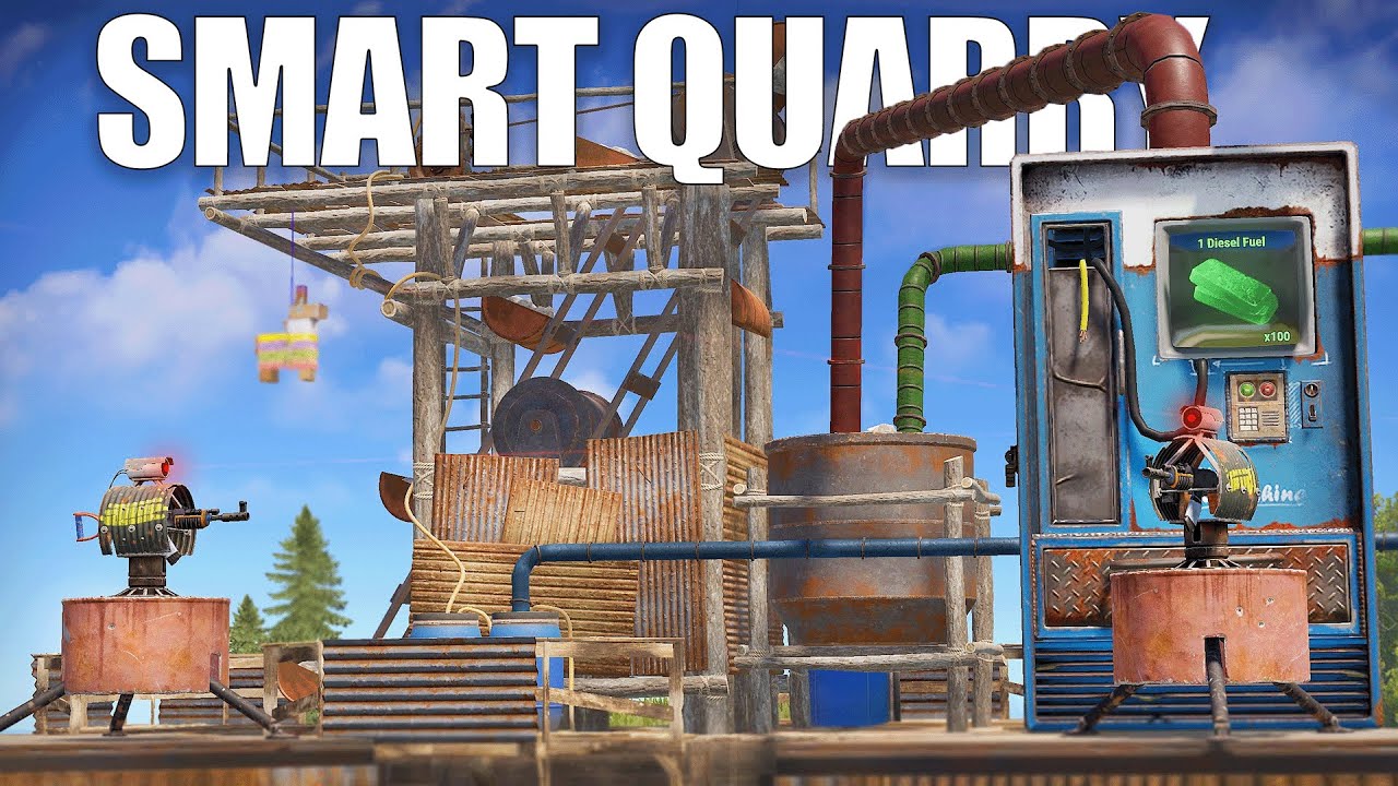 I built an automated smart quarry for Infinite Sulfur... - YouTube