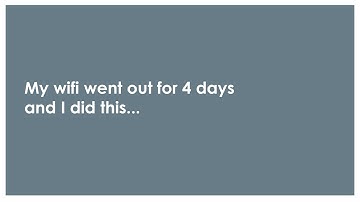 No Wifi, No Problem.