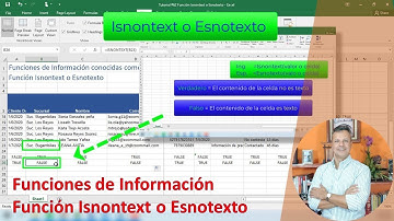Aprende Excel en 5 MIns, #62 Función Isnontext o Esnotexto
