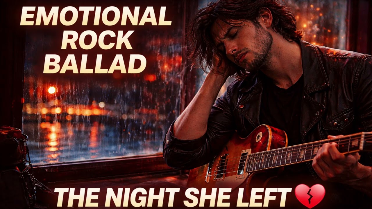 Emotional Rock Ballad – The Night She Left 💔 | Powerful Guitar Solo