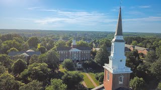 Southeastern Campus, Wake Forest Drone | Stock Footage