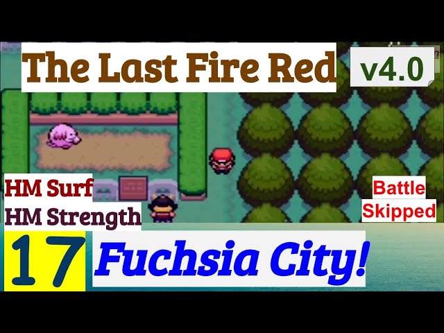 ◓ Pokémon The Last Fire Red Version 💾 [v4.3] (MOD Hard Gym