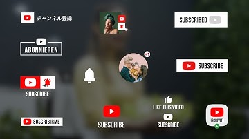 12 Free Youtube Subscribe Button Templates for Final Cut Pro
