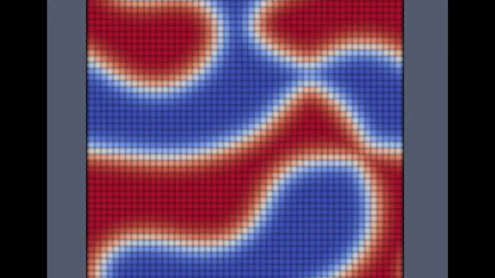 Simulation of Two-Phase Flow using Lattice Boltzmann Method: Random Small Disturbance Density