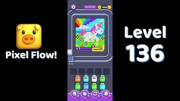 🎮 Pixel Flow Level 136 Walkthrough 💥 | SolutionGuruji