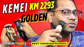 Best Zero Trimmer In India 2026 🔥 Best Trimmer For Clean Shave Looks ⚡ Kemei Km 2293 Trimmer Review