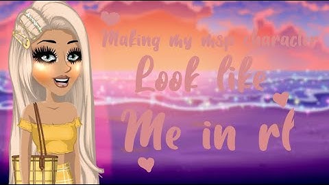 MAKING MY MSP CHARACTER LOOK LIKE ME IRL