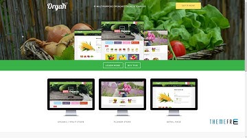 Organ - Organic Food and Flower Store Responsive OpenCart Theme