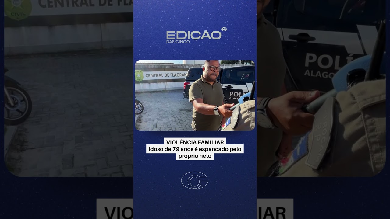 Homem é preso após agredir o próprio avô de 79 anos em Maceió