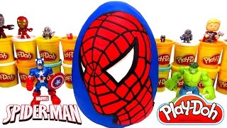 Ovo Surpresa Gigante Do Homem Aranha Em Português Brasil De Minha Play-Doh