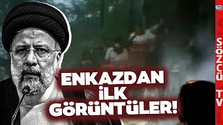 Reisi ve Abdullahiyan'ın Öldüğü Helikopter Kazasından İlk Görüntü! Göz Gözü Görmüyor! Resimi