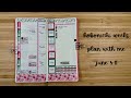 Hobonichi Weeks Plan with Me | June 5-11 | Fern Creek Stickers