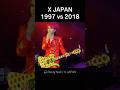 엑스재팬 라이브 비교 #xjapan #rustynail #toshl #yoshiki #hide