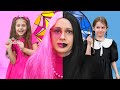 العائلة السيئة ضد العائلة الطيبة !Pink vs Black Challenge