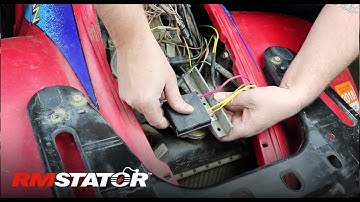 How To Install a Polaris Regulator Rectifier # 2203636 4060173 For Sportsman 500 and more RM30T12