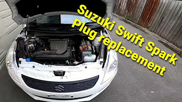 How to replace Suzuki Swift Spark Plugs on a K14B engine  2010 - 2017