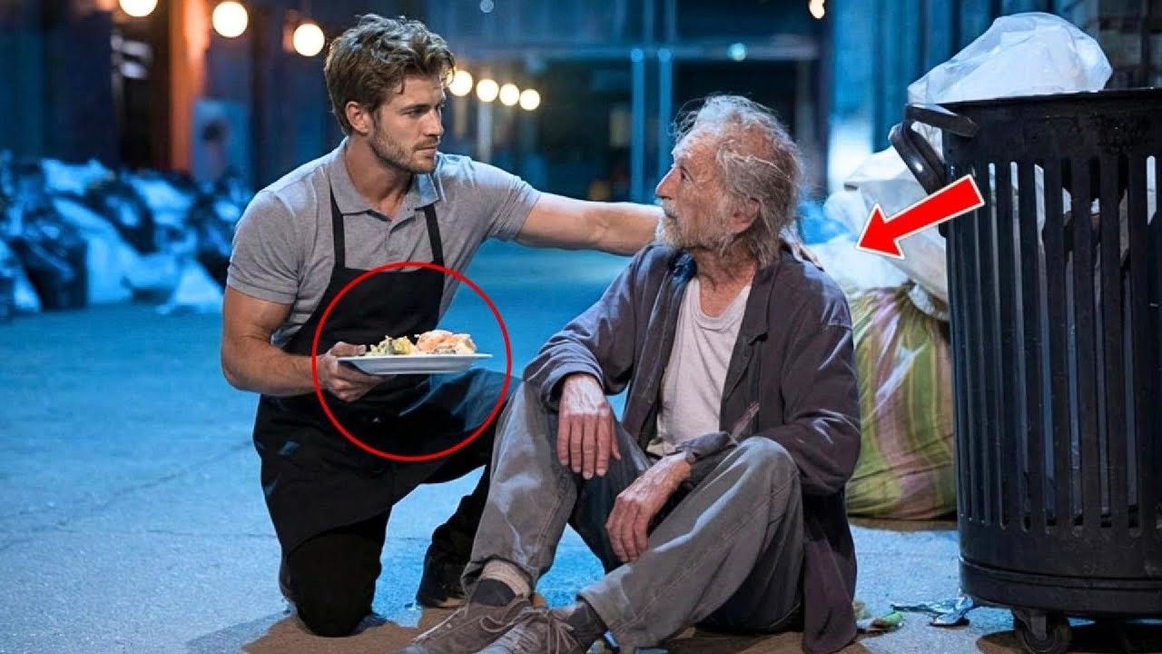 Single Dad Gives Food to a Homeless Old Man, Not Knowing He’s a Millionaire