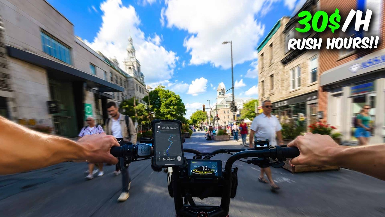 LIVRAISON VENDREDI SOIR AVEC UBER EATS APRÈS 8h DE SHIFT!!