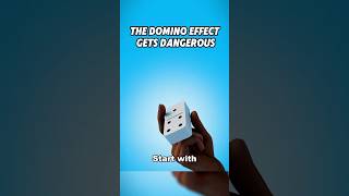 THE DOMINO EFFECT GETS DANGEROUS #knowledge #fyp #shorts #didyouknow #3danimation