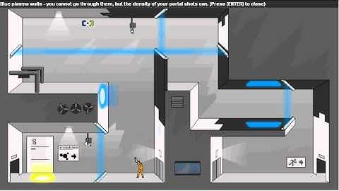 Portal The Flash Version walkthrough Part 1