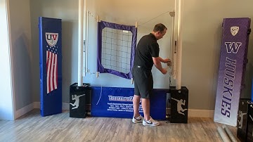 Steel Top and Bottom Net Setup - Monson Slider System