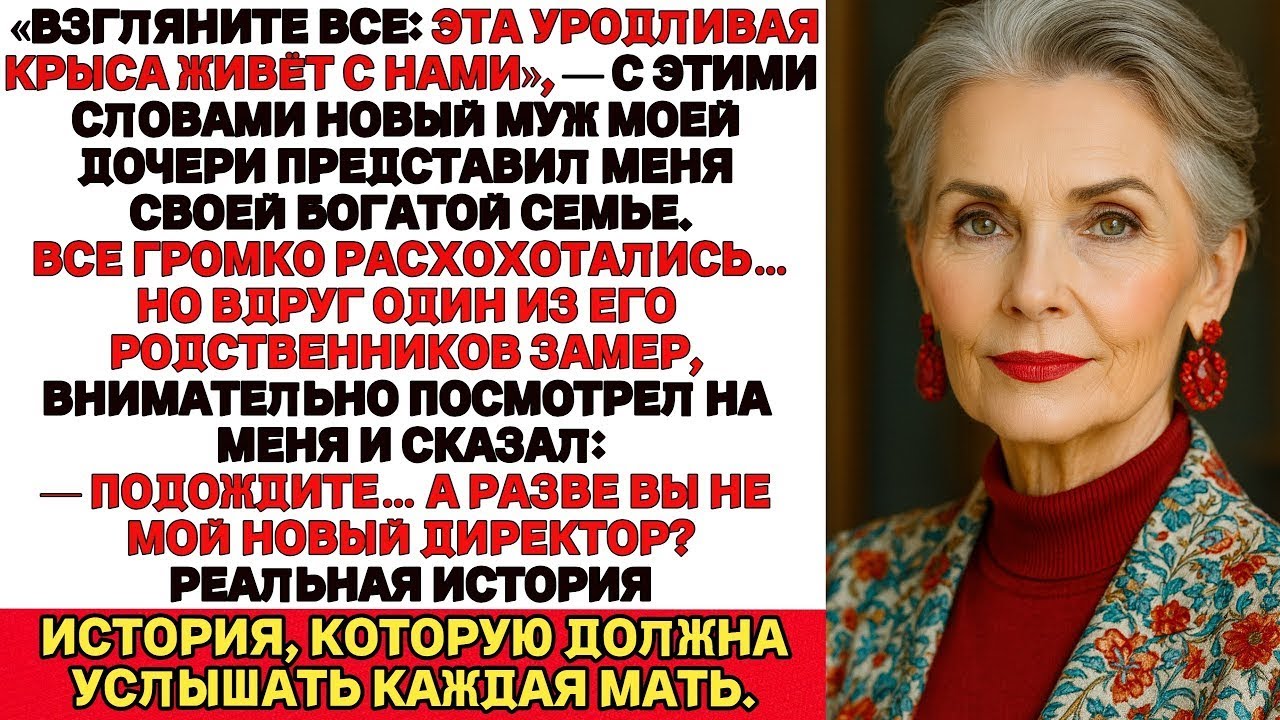 Зять назвал меня крысой на свадьбе… Пока его дядя не узнал, кто купил его компанию.