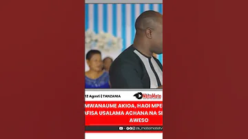 KMPATA MWANAUME AKAKUOA SIO JAMBO JEPESI WAZIRI AWESO 
