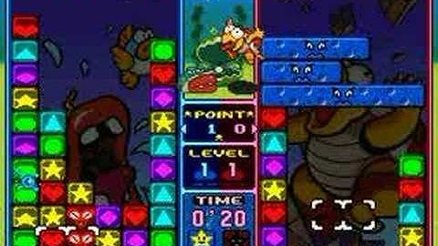Tetris Attack Battle v Computer LV 7 -23-