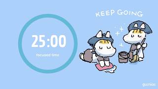 Study With Me | Pomodoro 25/5 x 4 | Chores to Magic 👑✨No Mid Ads