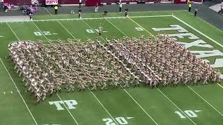 AMAZING FIGHTIN’ TEXAS AGGIE BAND HALFTIME DRILL AUBURN GAME 2023