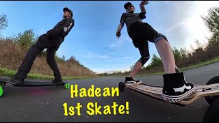 Highlights of my 1st test on the Bamboo Hadean and Carbon Evolve Electric Skateboard shot with Insta