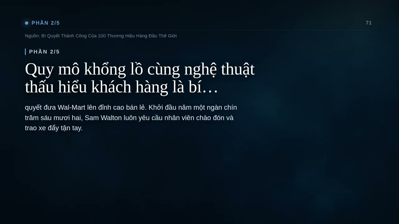 Video Bí Quyết Thành Công Của 100 Thương Hiệu Hàng Đầu Thế Giới