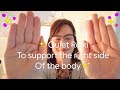 Quiet reiki sessionfor the right side of the bodyliverlungsdetox