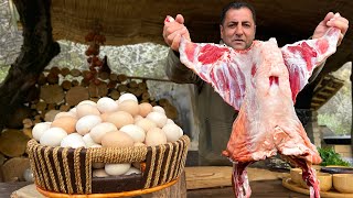 Chef Tavakkul Cooks Azerbaijani Dish Chikhirtma! A Meat Lovers Dish Of Lamb, Eggs And Vegetables