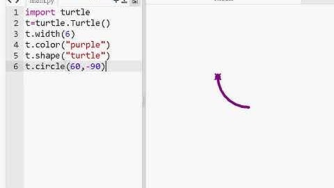 Модули и классы в языке Python. Окружности и дуги.